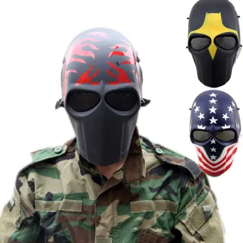 

Tactical Full Face Mask Bat Man Mascara de asesino Movie Hero Masks Military Paintball Airsoft Tactical Skull Masks
