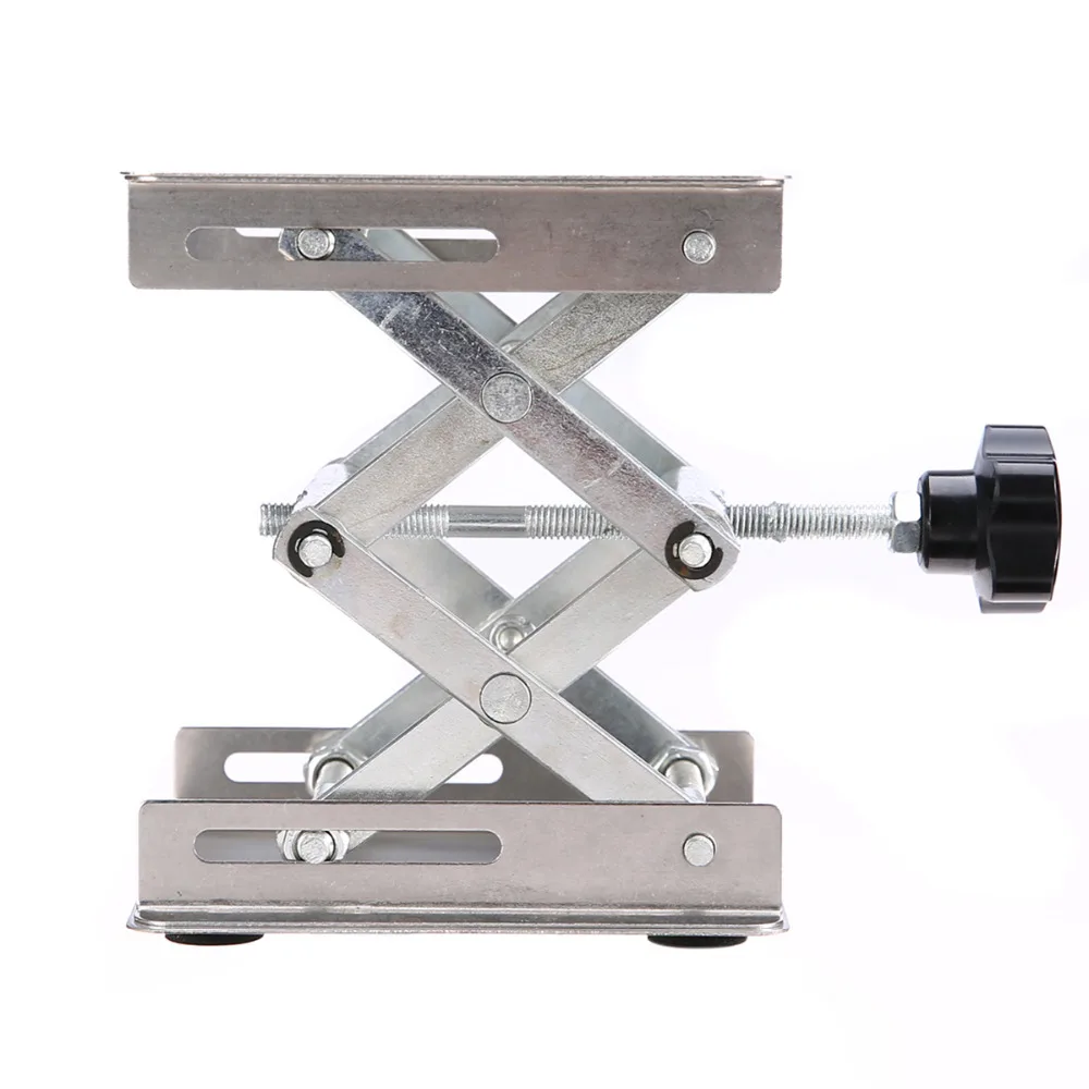 Adjustable-Laboratory-Lifting-Platform-High-Quality-Stainless-Steel-Lab-Scissor-Stand-Rack-100-100mm (2)