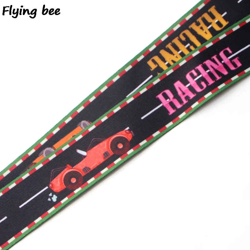 Flyingbee Брелок гоночный автомобиль шнурки значки ремешки мобильный телефон