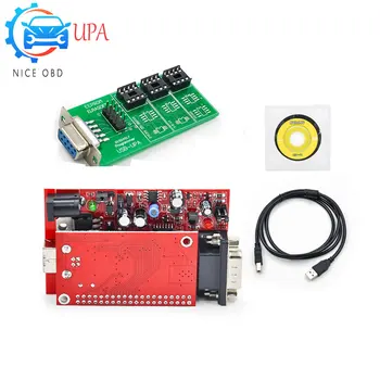 

V1.3 UPA USB Programmer OBD II ECU Chip Turnning Simple Verssion UPA USB Serial programmer Main Unit red board diagnostic tools