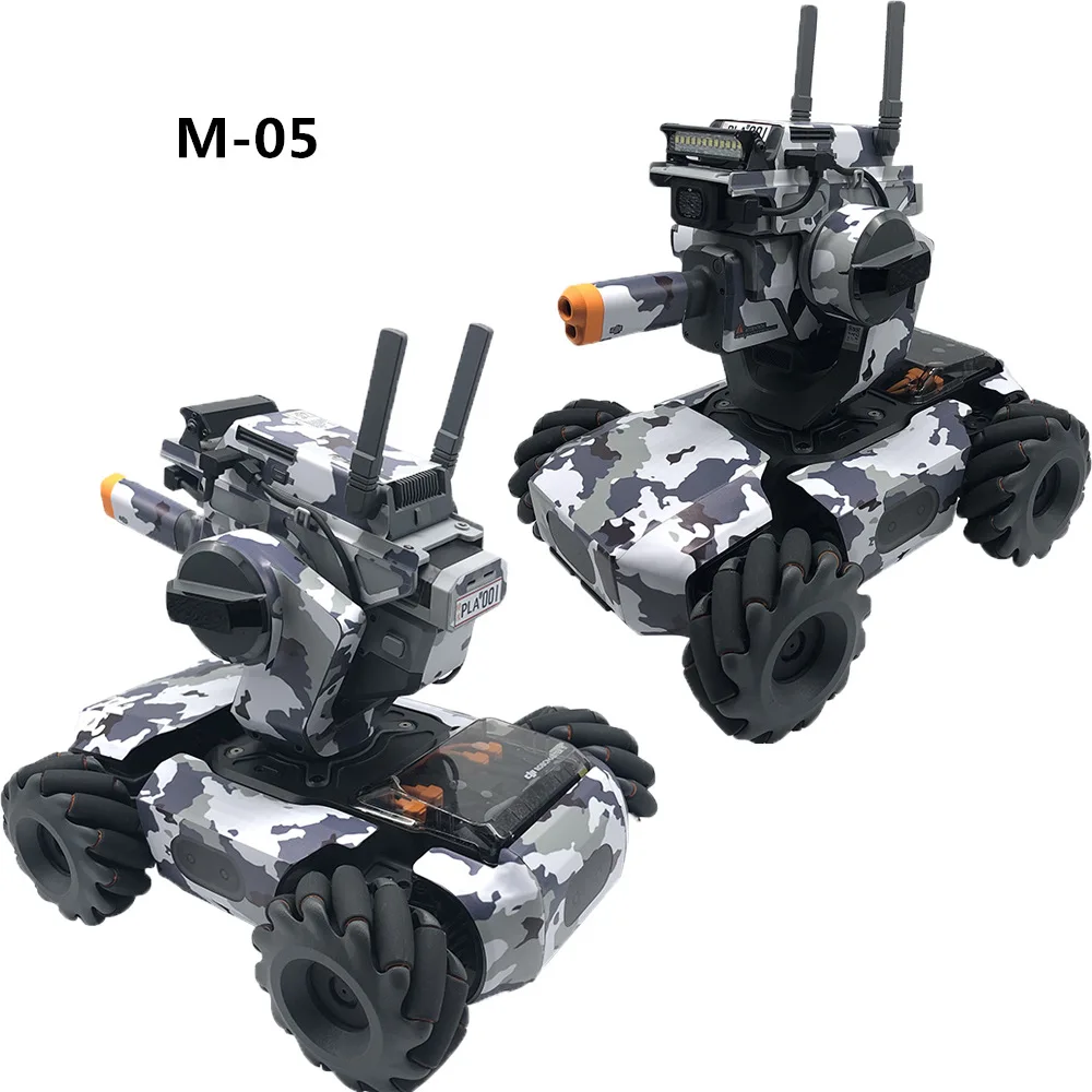 Waterproof Sticker for DJI RoboMaster S1 Shell Protection Skin Free Battery Skin and License Plate Skin for RoboMaster S1-7
