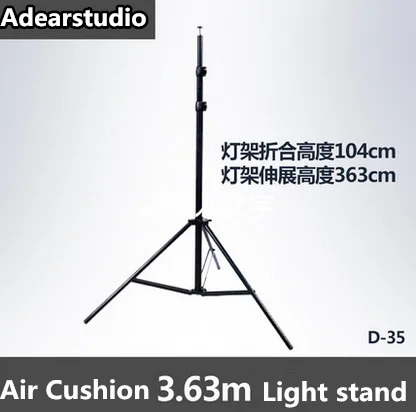 

3.6m height with Air Cushion Photography Photo Studio Light Stand Air Cushion folding Light Stand NO00DC