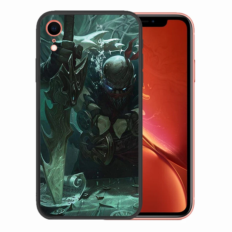 Тонкий Силиконовый ТПУ мягкий чехол для телефона черный силиконовый iPhone XR крышка