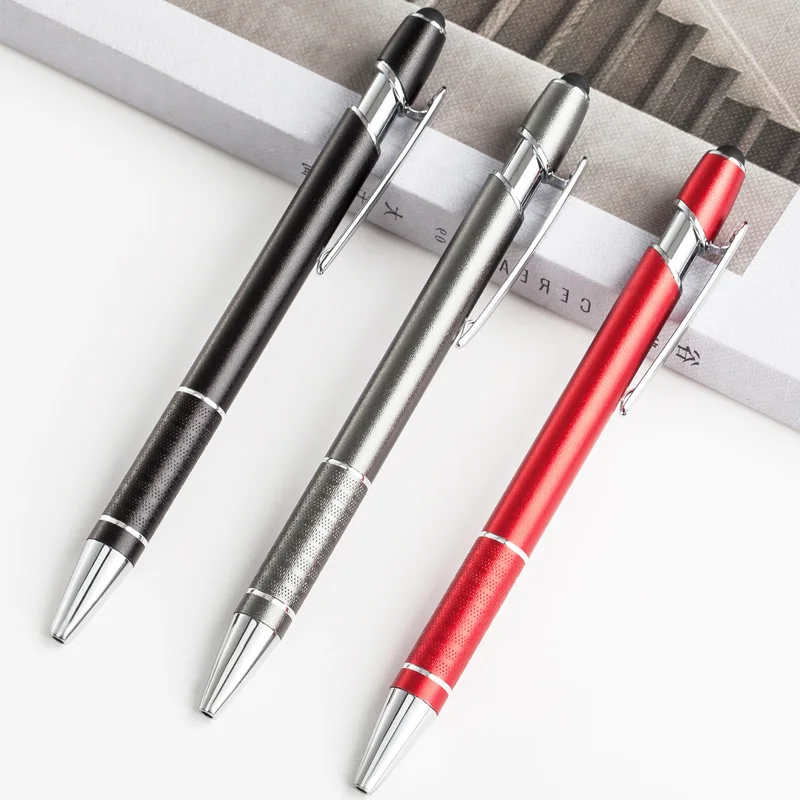 

Solid Color Ballpoint Pen Business Office Rotate Type Ballpen 1 mm Black Ink Joy Corner