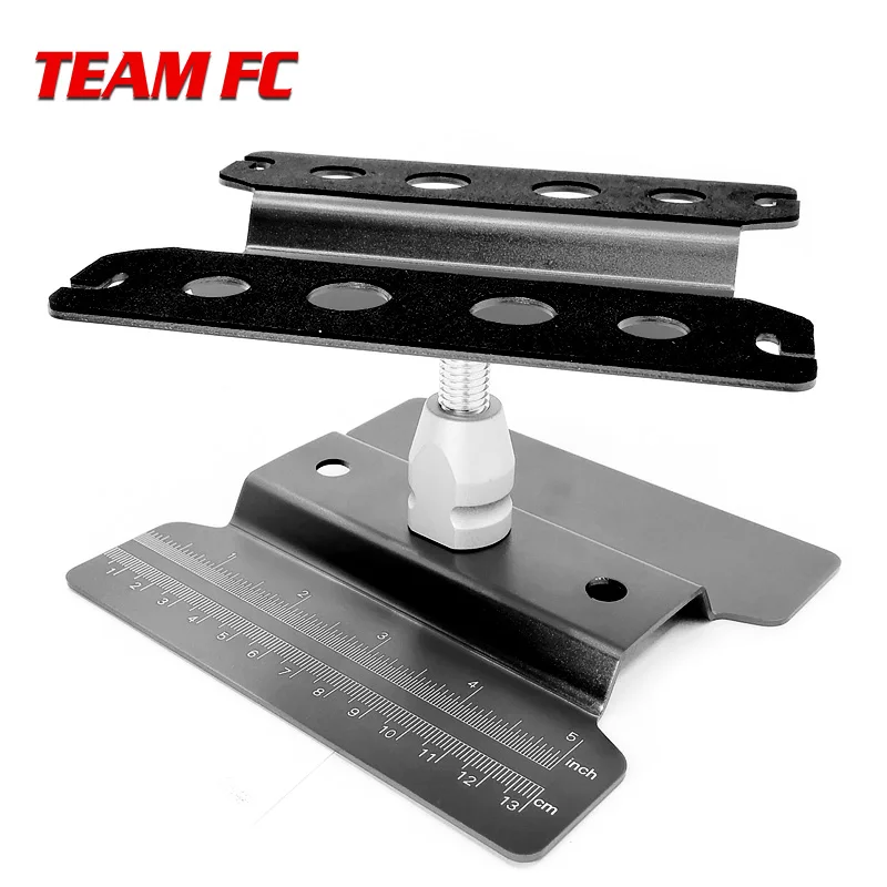 Цена 360 черный градусов вращающийся рабочий стенд ремонтная станция Монтажная платформа лифт или ниже для 1 8 1 10 масштабные радиоуправляемые мод...