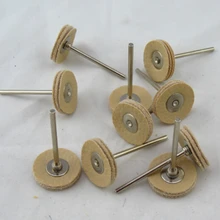 GH087 кожаное колесо полировочные колеса, Проволочная ручка колеса 100 шт./упак., ювелирные изделия вращающиеся инструменты, золотой полировальный круг