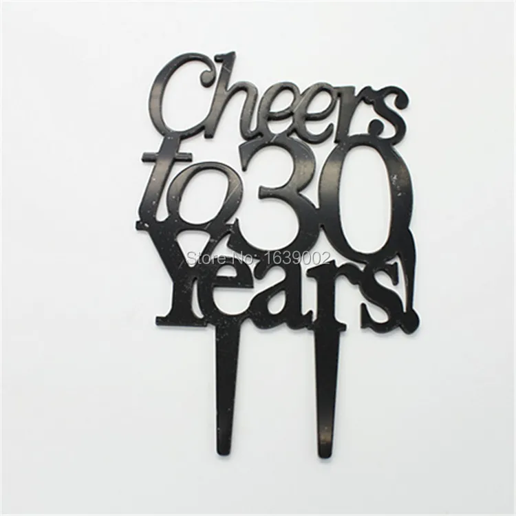Livraison Gratuite Acclamations A 30 Ans Acrylique Decoration De Gateau Anniversaire Fete Gateau Decoration Stact 013 Aliexpress