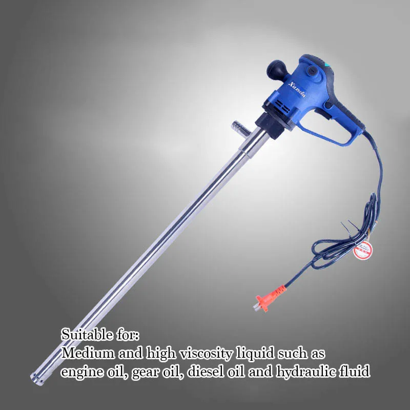 1600W PVDF Oil Transfer Pump Motor Drive Barrel Pump For Gear Oil Machine Oil Medium High