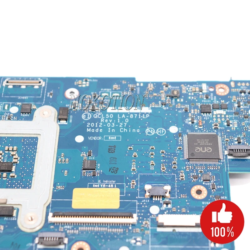 NOKOTION QCL50 LA-8711P 698399-501 698399-001 аккумулятор большой емкости для hp Envy M6 M6-1000 материнская плата для ноутбука DDR3 HD 7670 м gpu