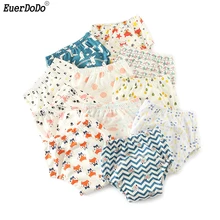 Хлопковые трусики для малышей с героями мультфильмов, трусы для новорожденных, тренировочные штаны, нижнее белье для маленьких девочек, трусы для мальчика