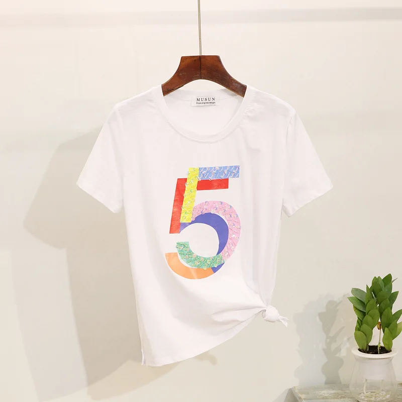 Женская одежда из 2 предметов 2019 летняя новая мода Harajuku расшитая бисером женская