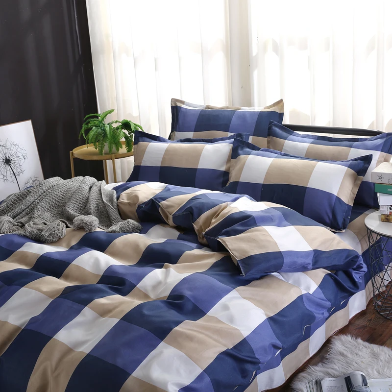 

1 piece 100% polyester advanced printing duvet cover rustic style high quality active printing encryption fabric