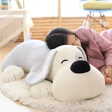 Cartton Loverly Plush Toy Lying Dog Pillow Dog Stuffed Animal Doll Birthday Birthday Gift huge 155cm lying white tiger plush toy prone tiger doll throw pillow birthday gift t8875