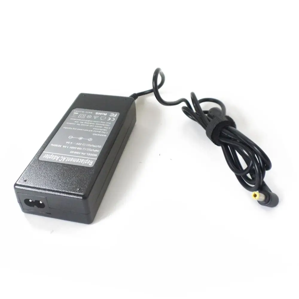محمول ac محول لينوفو PA-1900-56LC ADP-90DD ب V550 V460 B460A B470G notebook pc الحبل امدادات الطاقة 20 فولت 4.5a