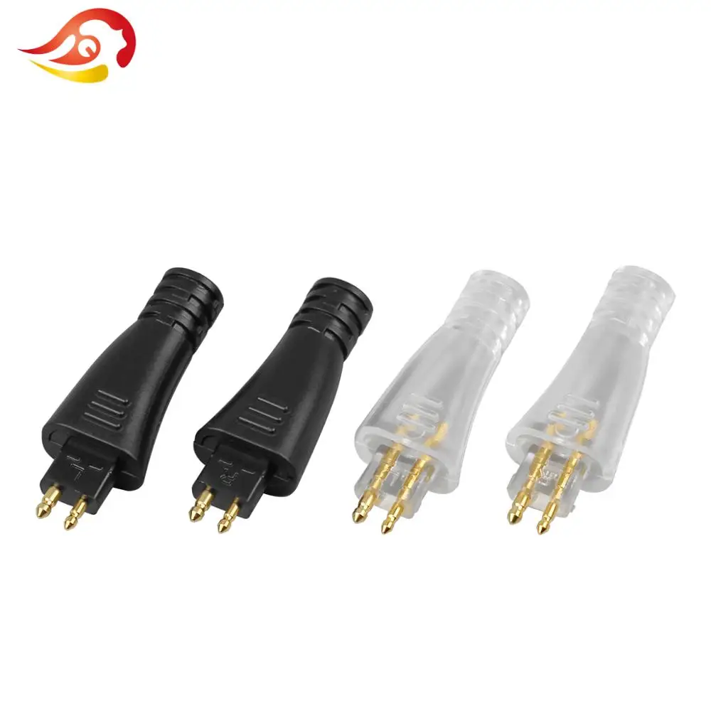 QYFANG New Earphone Male Pin Adapter Gold plated Copper Plug Headphone Audio Jack For FOSTEX TH900 MKII MK2 Wire Cable Connector