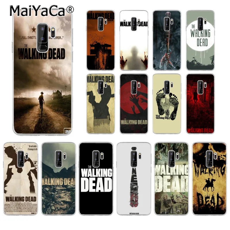 Чехол MaiYaCa The walking dead для Samsung S9 plus S5 S6 S6edge S6plus S7 S7edge S8 S8plus|Бамперы| |