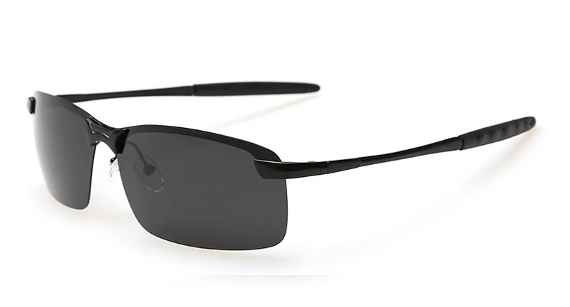 ELITERA, бренд, поляризованные мужские солнцезащитные очки, мужские, для вождения, рыбалки, уличные очки, аксессуары,, Oculos de sol E3043 - Цвет линз: Black Gray