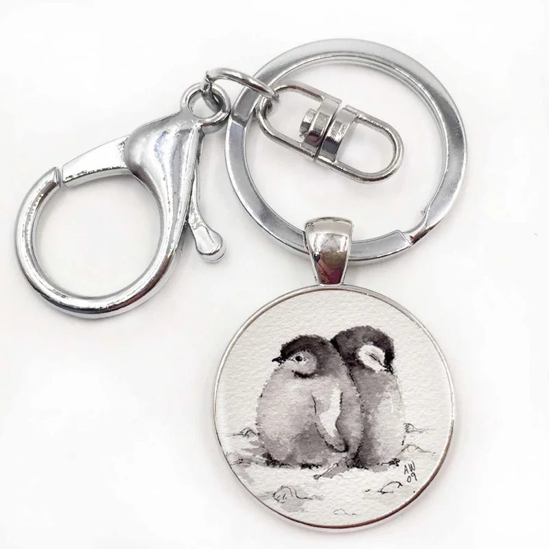 10silver keychain.
