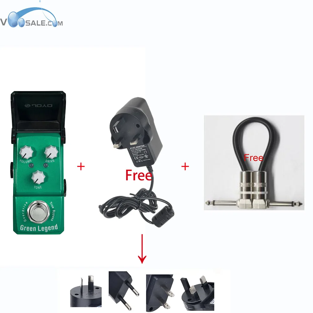 

JOYO JF-319 Green Legend Effect Guitar Pedal Mini Design With True Bypass Guitar Accessories and Guitar Cable Connector