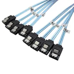 5 шт./лот 1 м/3ft высокое Скорость 6 Гбит SATA Кабель SAS кабель Высокое качество для сервера 1 м 2017 горячий продукт