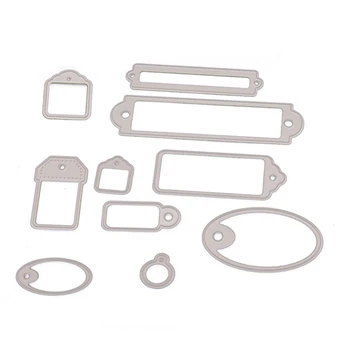 

Label Cutting Dies Stencil DIY Scrapbooking Embossing Album Paper Card Crafts