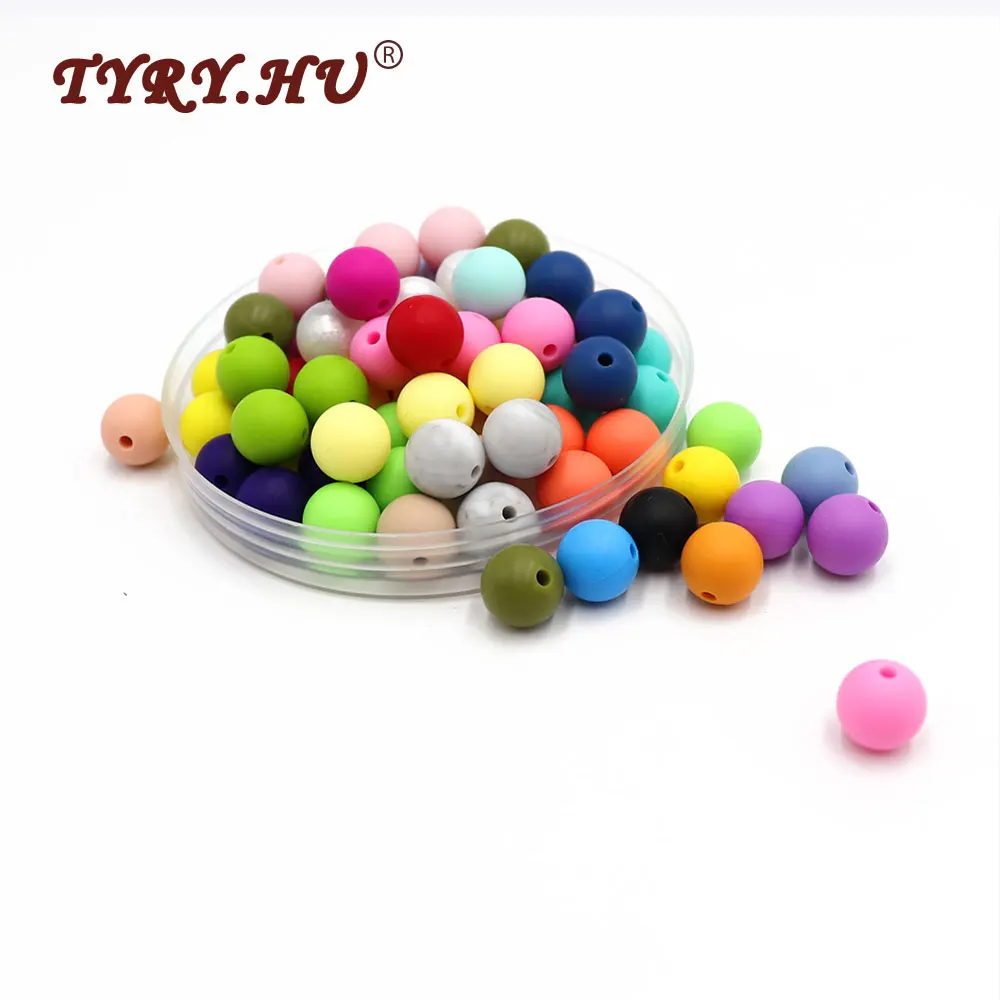 Силиконовые бусины для детского прорезывателя 9/12/15 мм 100 шт.|baby teether|silicone baby teetherbaby