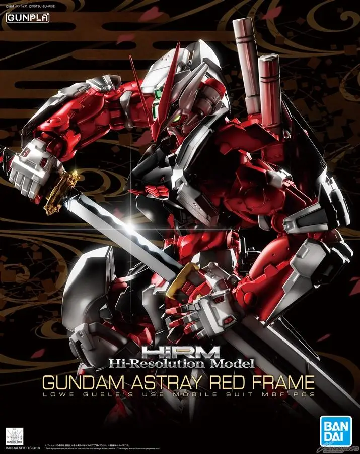 

Bandai Gundam 1/100 HI-RESOLUTION MODEL GUNDAM ASTRAY RED FRAME Assemble Model Kits Anime Action Figures Toys for children Gift