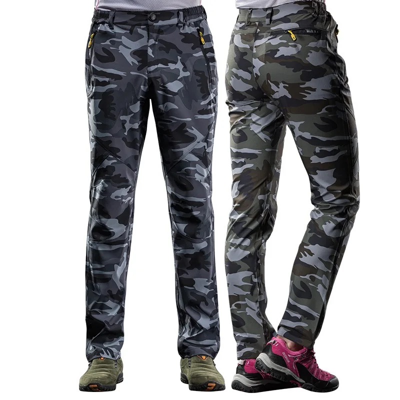 

2019 New Men Women Outdoor Tactical Hiking Pant Military camouflage Waterproof Windproof Light Trousers Camping Climbing Pants