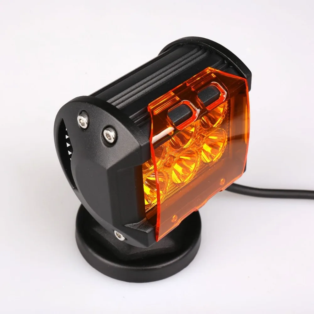 LED Work Light Bar Cover Dust Proof Protective Covers Amber/Clear/Black/Red/Green/Blue Cover for 4inch 18W / 7inch 36W Light Bar