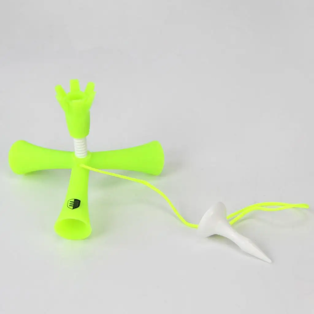 Tripod Golf Tee, Adjustable Standing Golf Sports Tees for Training Exercise Golf Ball Rubber Tee Holder Practice Tool