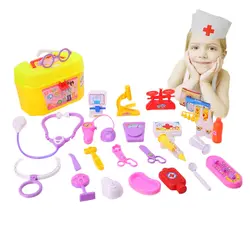 Медсестра врачи медицинского случае претендует Комплект Дети медицины первой помощи Toy Box