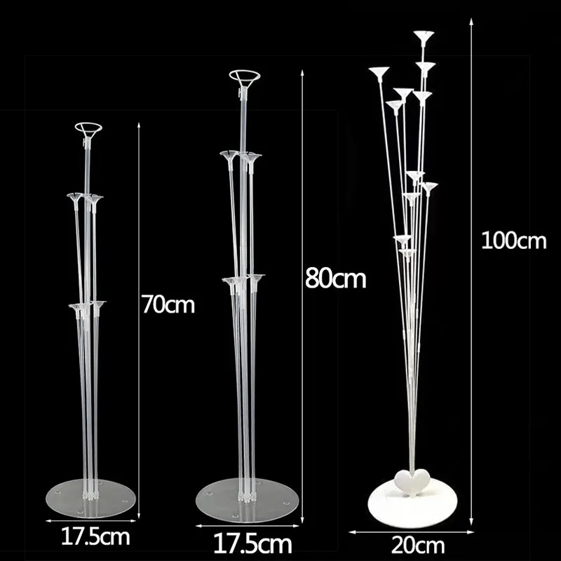 Воздушная колонна-подставка прозрачная пластиковая подставка под основа воздушного шара подставка настольная палочка держатель день рождения шары из латекса Аксессуары декор