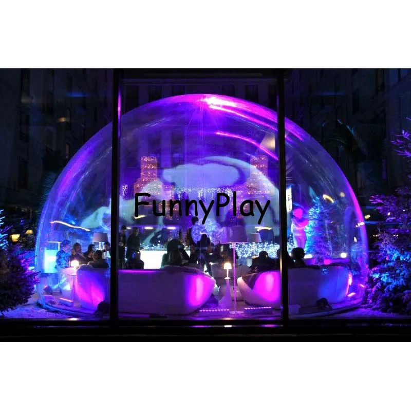 transparent bubble tent