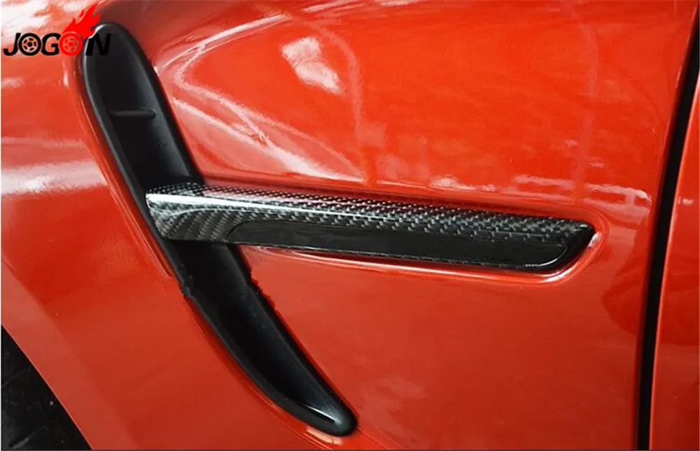 

Carbon Fiber Car Side Body Fender Vent Light Trim Strip Splitter Cover Replace For BMW M3 M4 F80 F82 F83 2014 2015 2016 2017