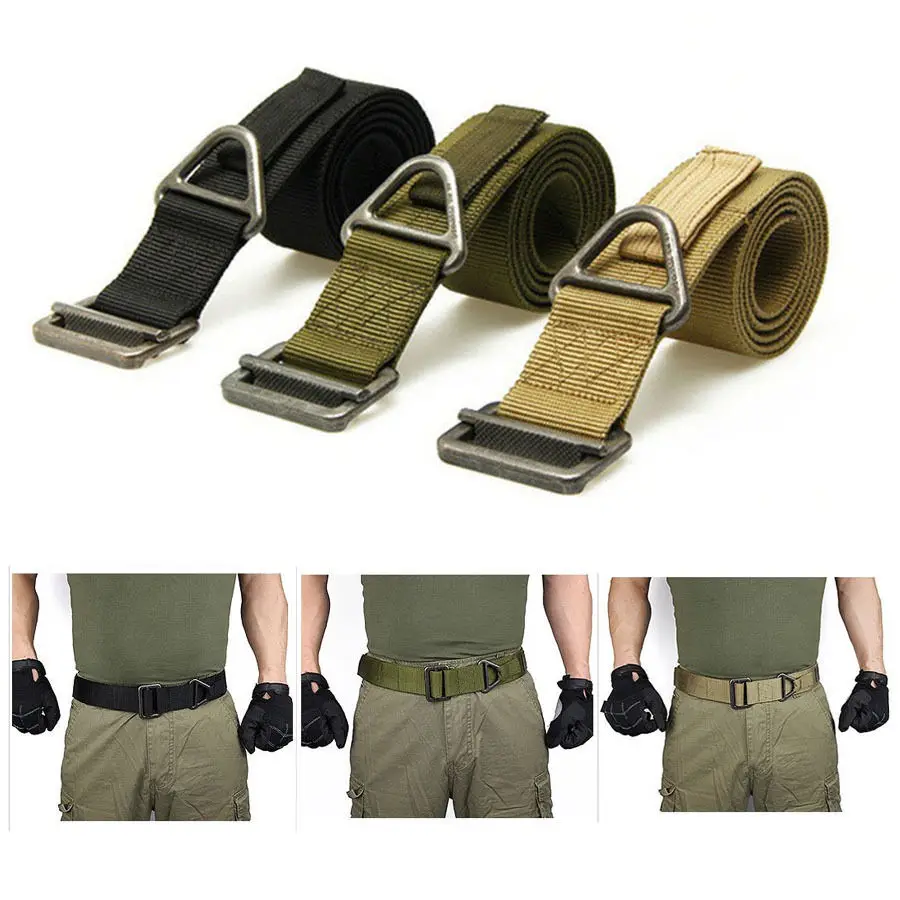 

3Pcs Tactical Belt Military Men's Belt Combat Rescue Rigger Duty Belt BLACKHAWK Outdoors Nylon Lumbar Battle Molle Belts for Men