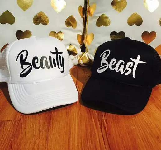 Personalize Beauty Beast Wedding Newlywed Honeymoon Hats Bride