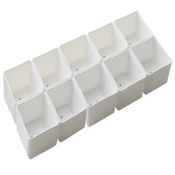 

10PCS Flower Plant Pots Plastic Planters Indoor Modern Decorative Gardening Pot planter wall guardian for flower plant