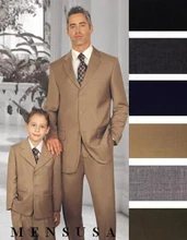 2016 Custom Made Champagne Father And Son Suit 2 Pieces Wedding Prom Party Suits For Men