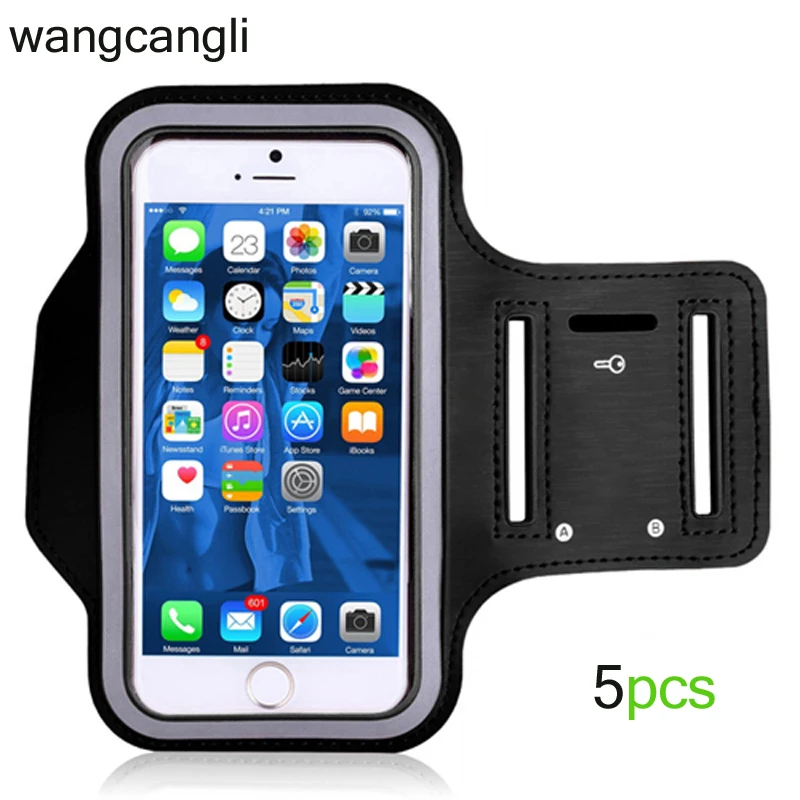 

wangcangli Sports phone bag mobile phone bag for iPhone 6 6 inch Huawei Samsung millet phone armband arm bag