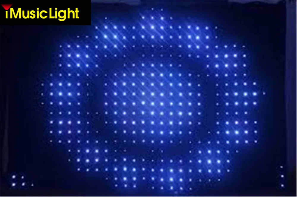 2 Mtr X 3 Mtr P10 Motion Led Video Curtain Drape Lights Pc Dmx