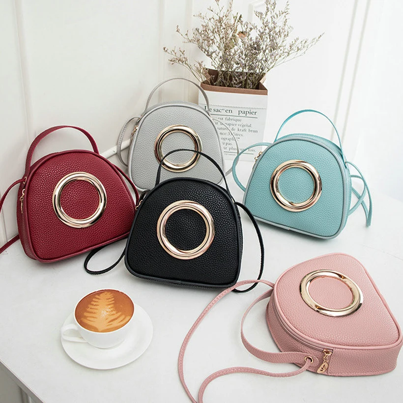 

summer shoulder bag for women 2019 vintage Round camera shell bags pink purses and handbags small mini girls bag