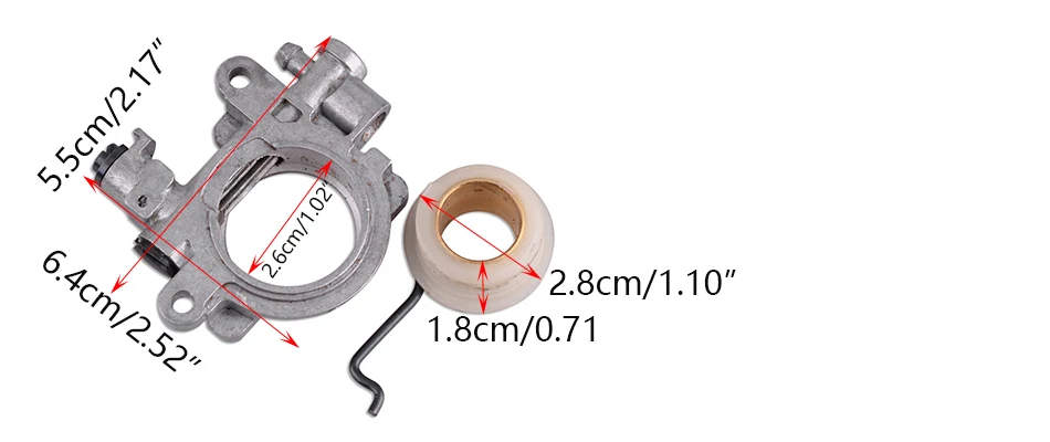 LETAOSK масляный насос масленка червь пружина 1127 640 3200 подходит для STIHL MS290 MS390 MS310 029 039 аксессуары