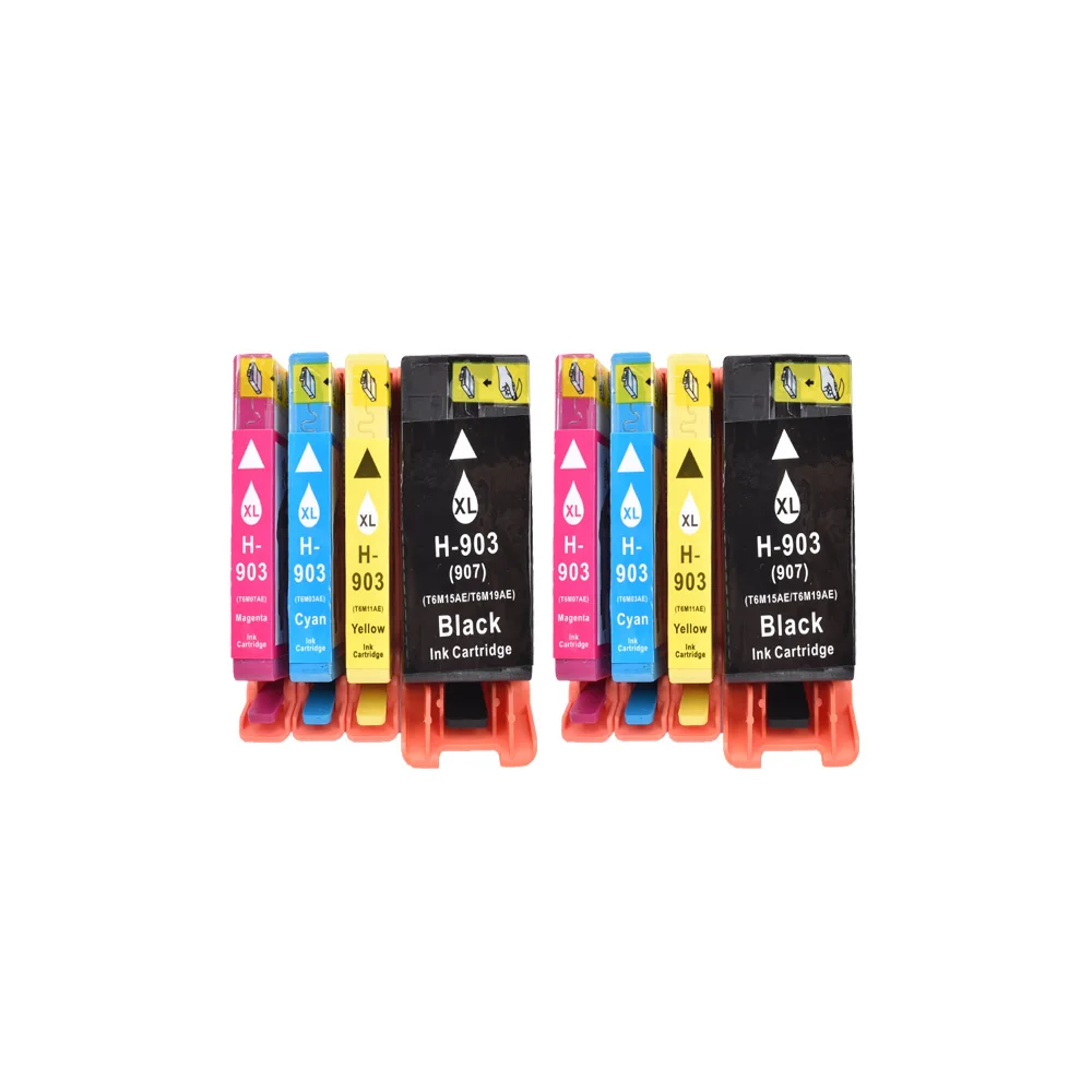 8 шт. 903 чернильный картридж совместимый для HP903 XL hp 907xl OfficeJet 6950 6960 6963 6964 6965 6966 6968 6970