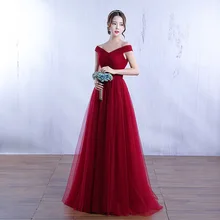 2016 High Quality Wine Red Sexy Deep V Neck Backless Long Party Dresses Bride Banquet Formal Evening Gowns Robe De Soiree Longue