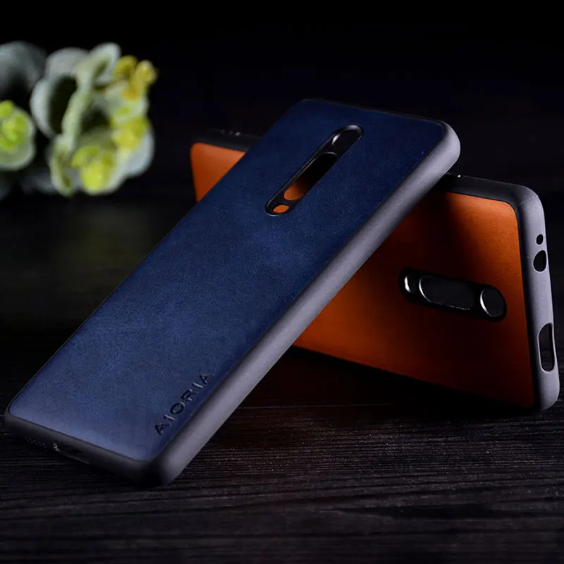 Чехол для xiaomi redmi k20 pro роскошный винтажный кожаный чехол с ТПУ телефона из