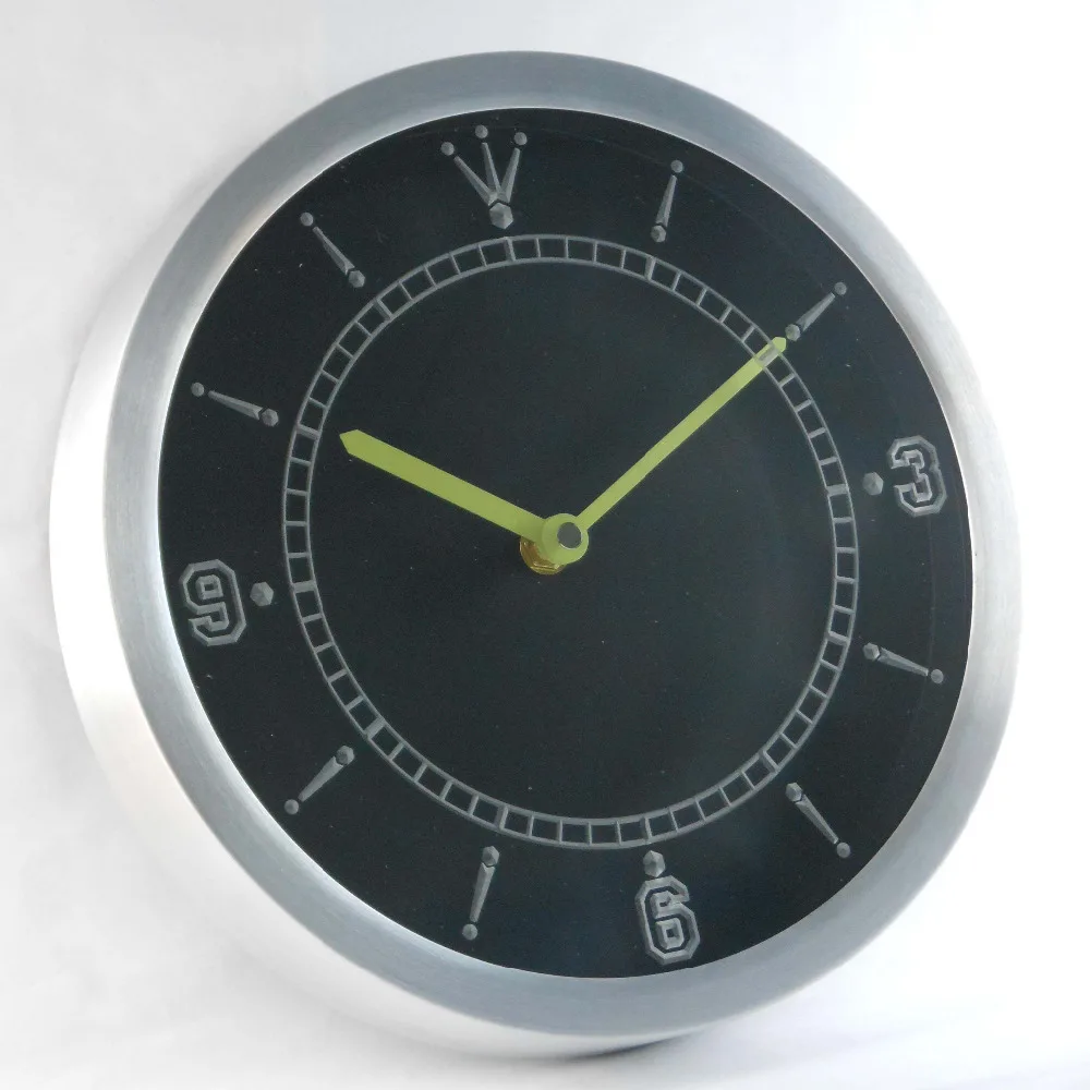 Неоновый светодиодный светильник nc tm неоновые световые часы|neon clock|neon sign clockneon led