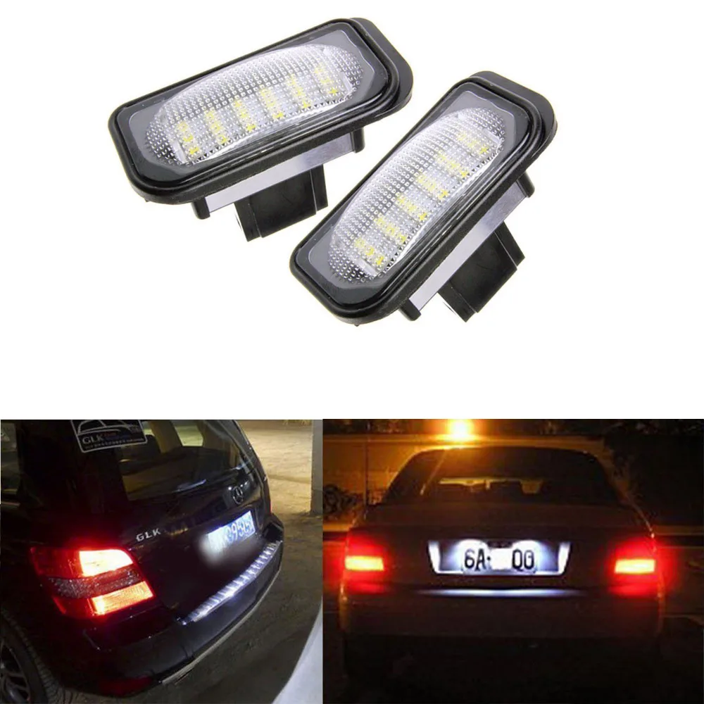 2x Mercedes A-Class W169 18-LED Front Indicator Repeater Turn Signal Light Bulbs