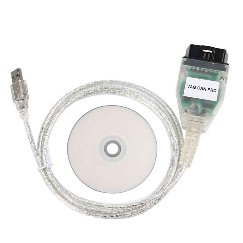 VAG Может PRO V5.5.1 OBD2 диагностический Интерфейс USB кабель с FTDI FT245RL чип ПДС Поддержка