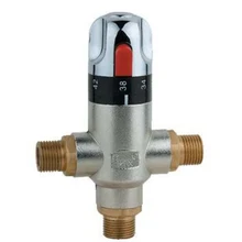 BSP латунный температурный смесительный клапан, умный Солнечный водонагреватель смешивания, термостатический смеситель, высокотемпературная защита