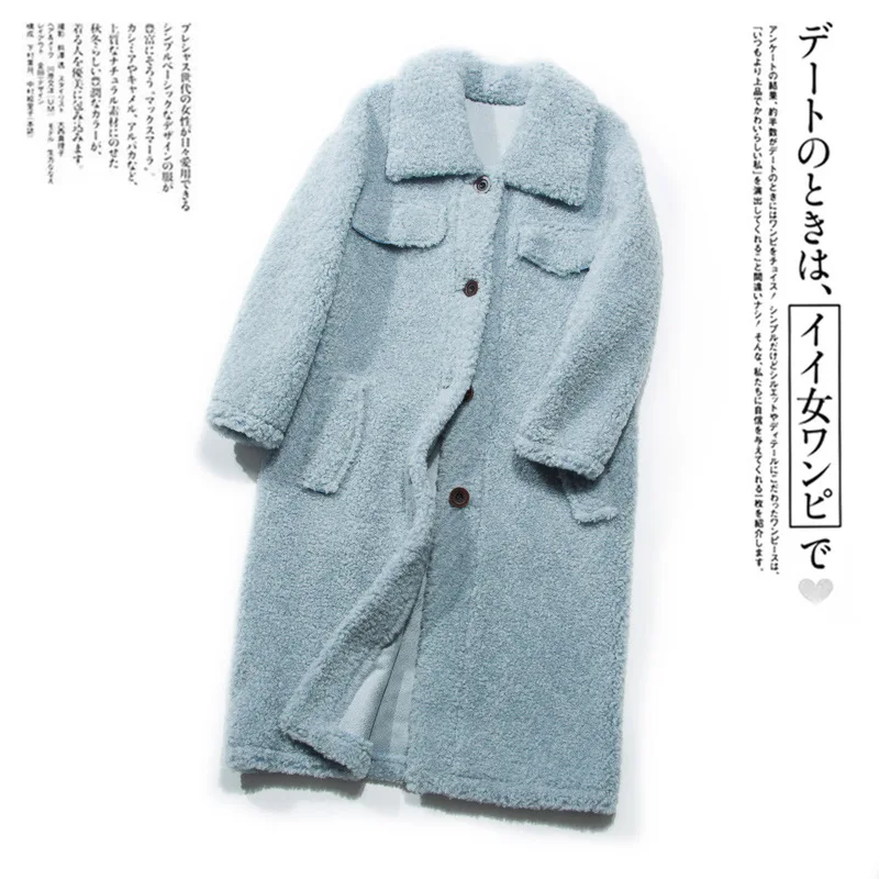 Новое пальто из овечьей шерсти, шерстяное пальто с мехом, мериносовая шерсть